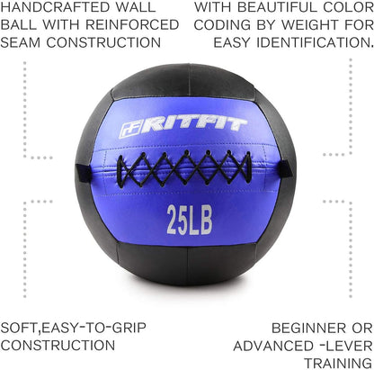 Soft Wall Ball Set Medicine Balls for Home Gym Training, Versatile Weight Ball Soft Medicine Ball Wall Medicine Ball