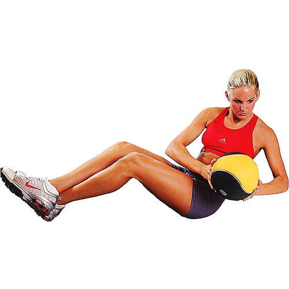 10lb Red Rubber Medicine Ball Textured Grip Strength Training CrossFit Gym Workouts Durable And Hig 4