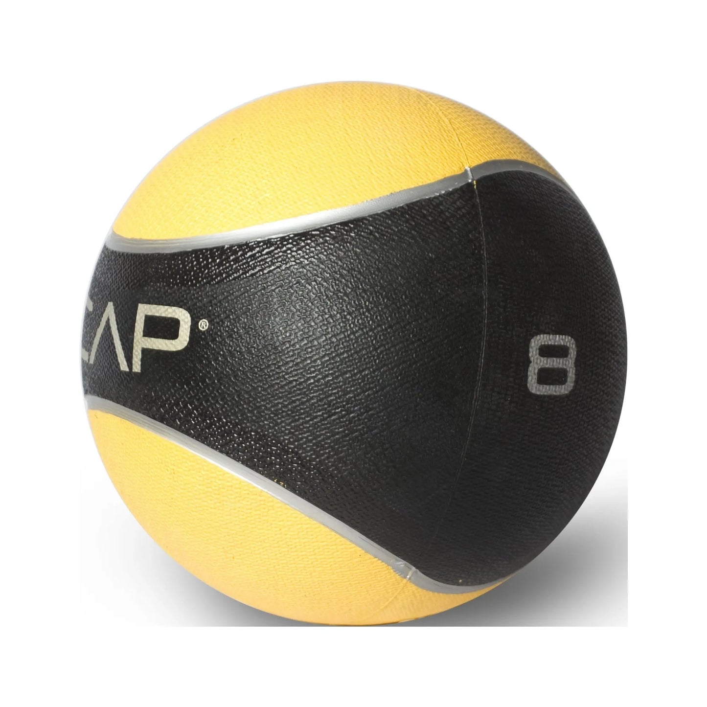 8lb Barbell Rubber Medicine Ball Weighted for Strength Training, Core Workouts & Fitness, Durable Rubber Construction