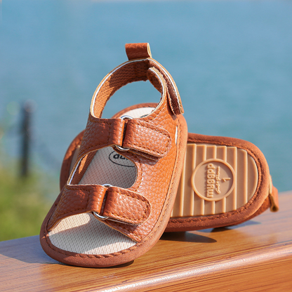 PU Soft Bottom New Baby Sandals Baby Shoes, Anti-Slip Baby Boy Girl Sandals First Walker Crib Shoes & Infant Moccasins