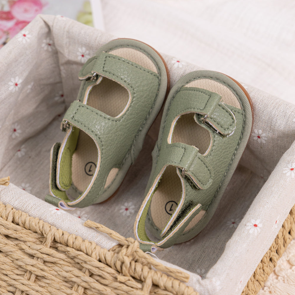 PU Soft Bottom New Baby Sandals Baby Shoes AntiSlip Baby Boy Girl Sandals First Walker Crib Shoes   4