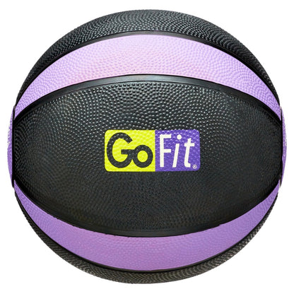 Medicine Ball Training Manual Set, 6 lb Textured Medicine Ball with Exercise Guide, Strength Training Workout Ball