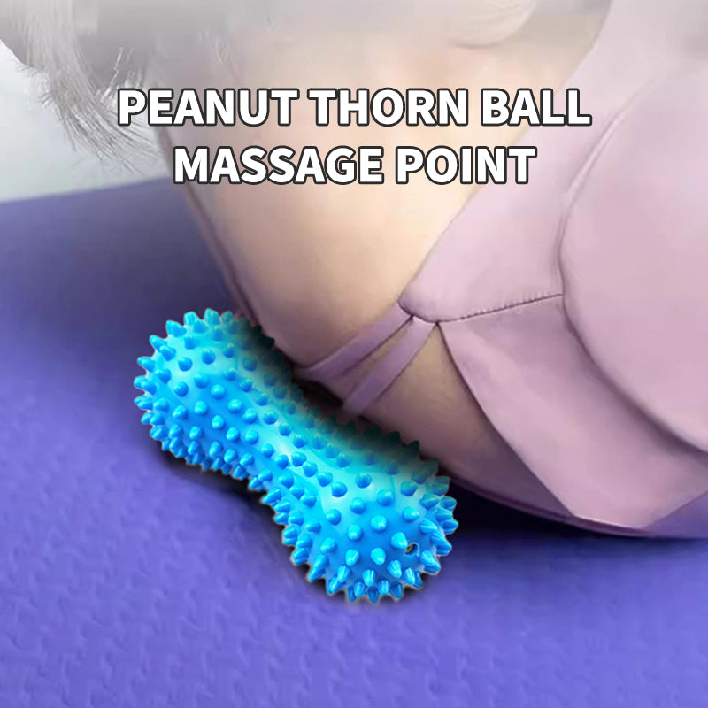 Spiky Massage Ball Hard Spiky Massage Ball Roller Set for Professional Physical Therapy, Trigger Point and Myofascial
