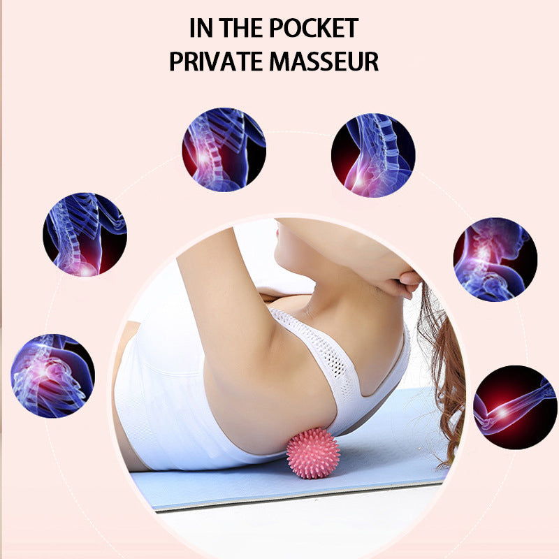 Hedgehog Massage Ball Fascia Yoga Ball for Exercise Fitness Muscle Relaxation Massage Stick Shoulder Neck Leg Support
