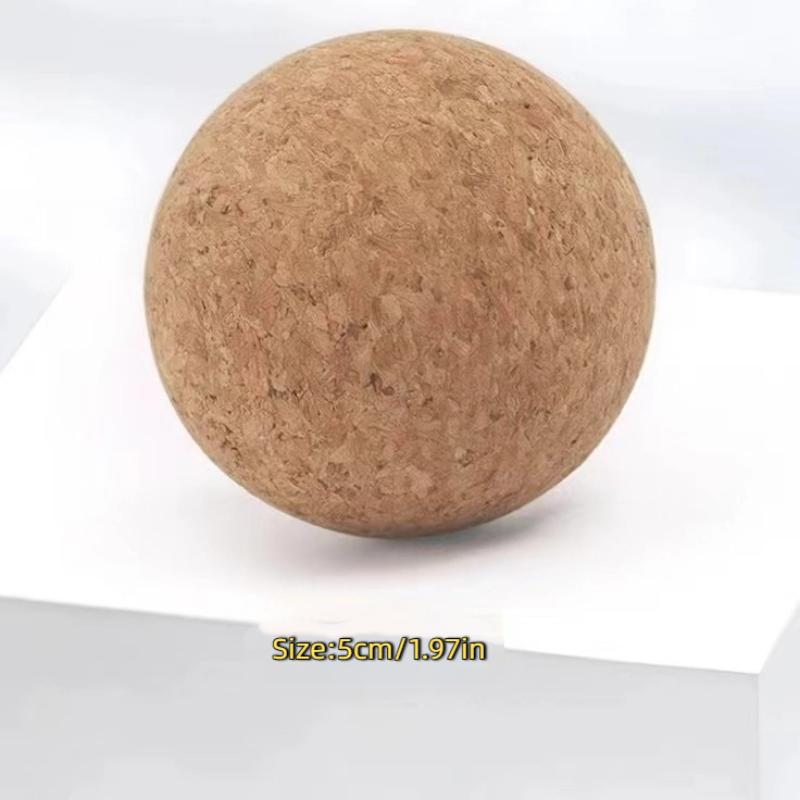 Back Massage Cork Ball Foot Massager Yoga Therapy Myofascial Ball Tension Release Relax Muscles Tri 6