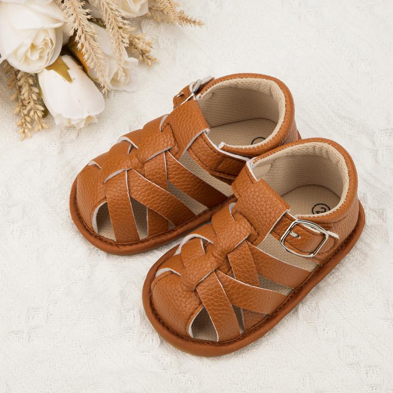 Baby Summer Sandals, Infant Boy Girl Soft Rubber Shoes, Non-Slip Toddler First Walker Sandals, Baby Crib & Newborn