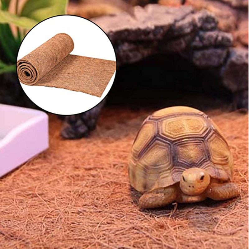 Coconut Coir Plant Fiber Roll, Reptile Carpet Mat & Bedding Supplies, Insulation Sheet for Flowerpot Basket, Terrarium