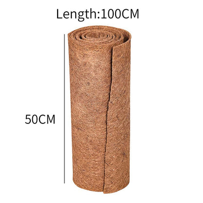 Coconut Coir Plant Fiber Roll Reptile Carpet Mat  Bedding Supplies Insulation Sheet For Flowerpot B 6
