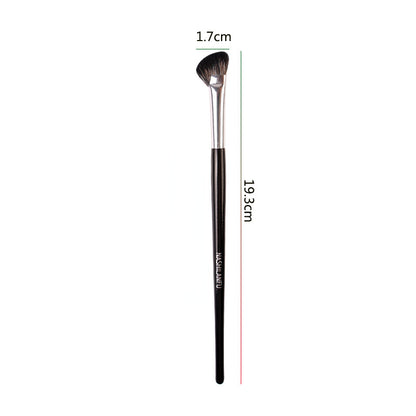 Professional Makeup Brushes, Black Sculpting Brush, Large Face Contour Bronzer Oblique Powder Blush Cosmetic Tool