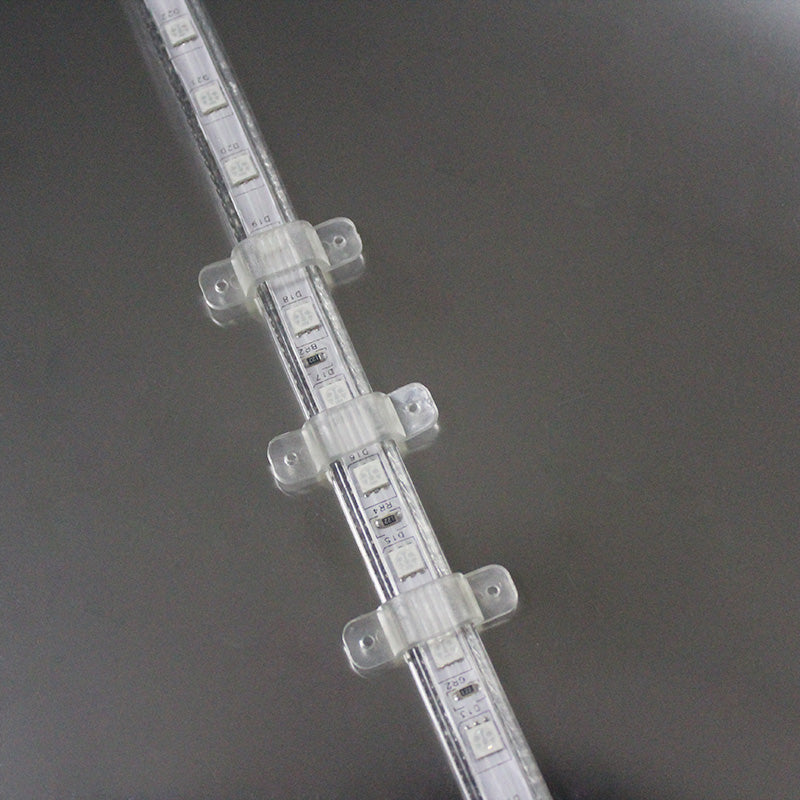 Flexible LED Strip Light Fastener Clips for Strip Clip Mounting Fixer Secure Fix with Screw