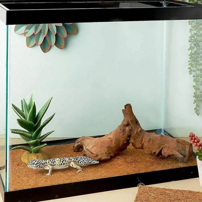 Natural Coconut Fiber Coir Mat Turtle Reptile Terrarium Liner for Tortoise, Lizard, Snake, and Chameleon Cage Bedding