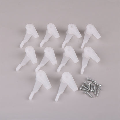 LED Fixture Ceiling Lamp Accessories Ceiling Light Clip Clamps With Screws, Lampshade Fixed Plastic Buckle Clamp