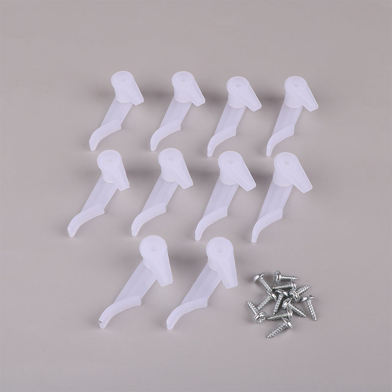LED Fixture Ceiling Lamp Accessories Ceiling Light Clip Clamps With Screws, Lampshade Fixed Plastic Buckle Clamp