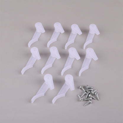 LED Fixture Ceiling Lamp Accessories Ceiling Light Clip Clamps With Screws, Lampshade Fixed Plastic Buckle Clamp
