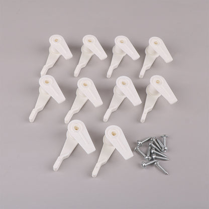 LED Fixture Ceiling Lamp Accessories Ceiling Light Clip Clamps With Screws, Lampshade Fixed Plastic Buckle Clamp
