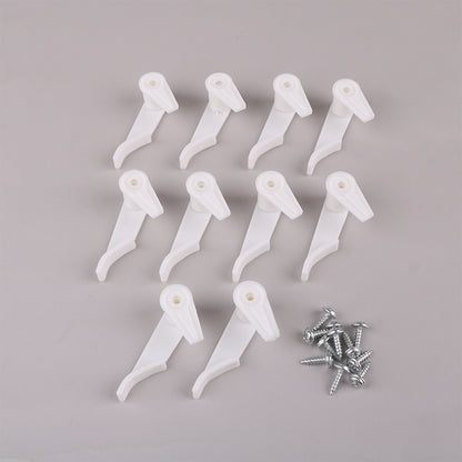 LED Fixture Ceiling Lamp Accessories Ceiling Light Clip Clamps With Screws, Lampshade Fixed Plastic Buckle Clamp