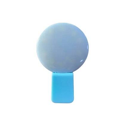 ClipOn Circle Light With Adjustable Brightness LED Selfie Ring Light For Phone Portable USB Recharg 5