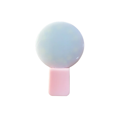 ClipOn Circle Light With Adjustable Brightness LED Selfie Ring Light For Phone Portable USB Recharg 6