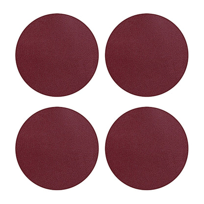 Car Cup Holder Coasters Set, Non-Slip Luxury Leatherette Universal Coaster Pads for Car Drink Holders