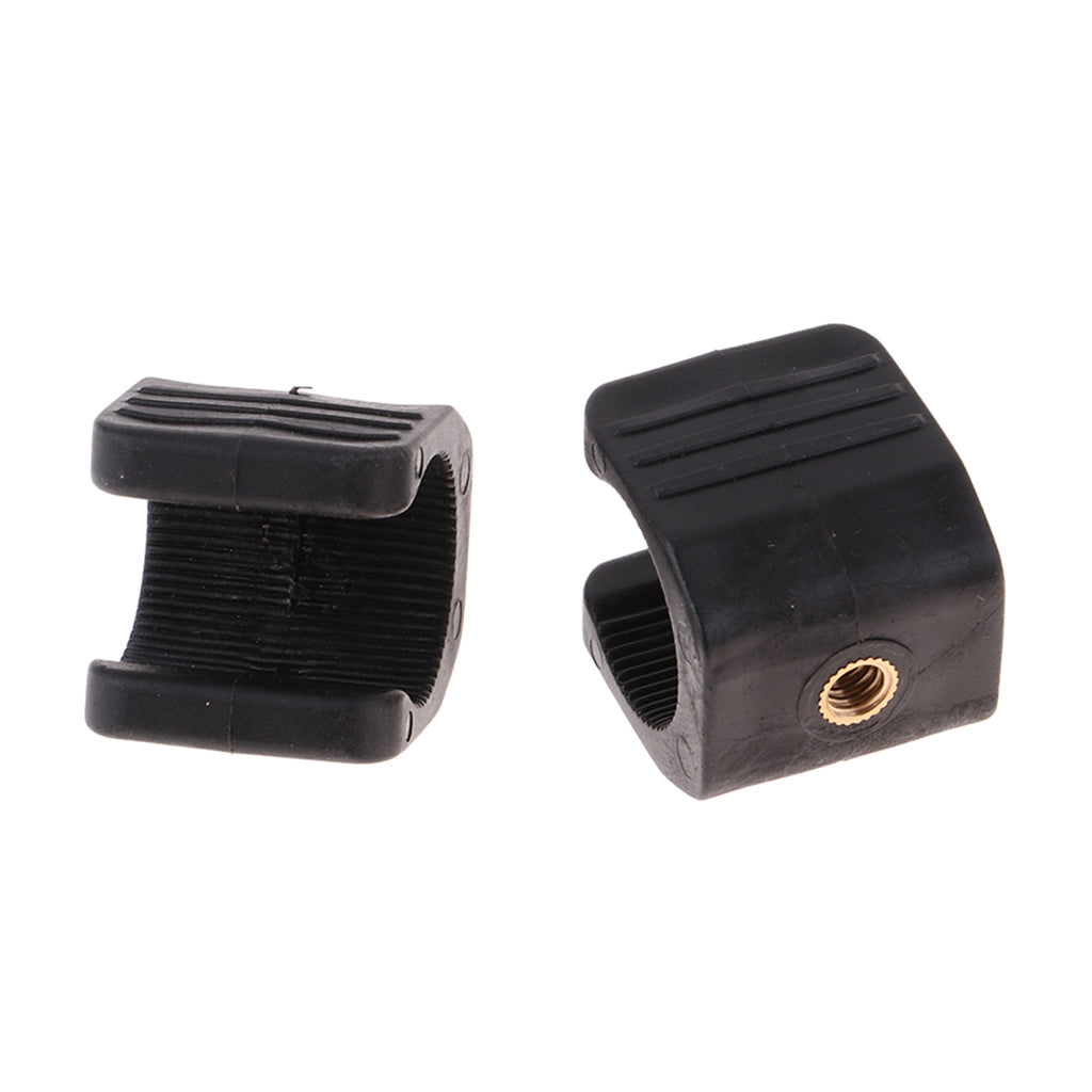 Flashlight Holder Lamp Clip 2 Pieces U Shaped Arm Mount Bracket Tripod Clamp for Light Fishing Lamp Tripod Mount