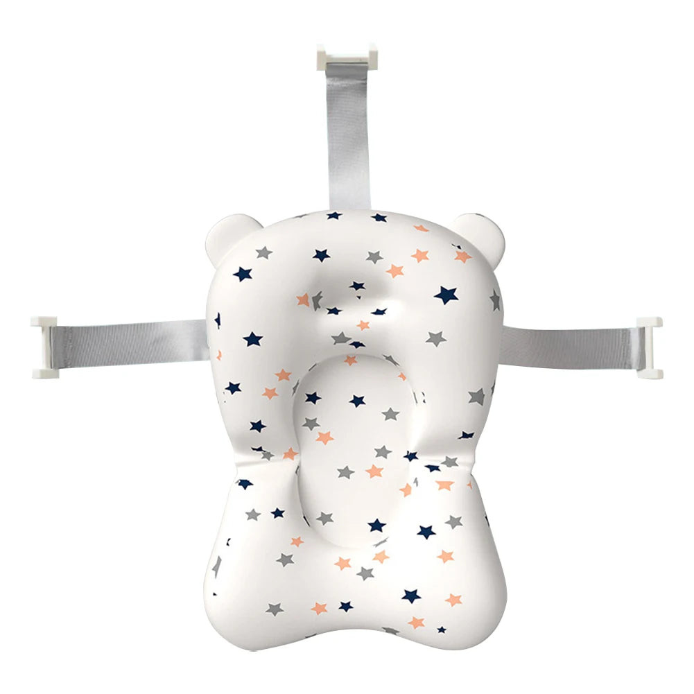 Newborn Baby Bath Cushion Seat Floating Bathing Pillow Anti Slip Baby Bath Support Pillow For Newbo 5