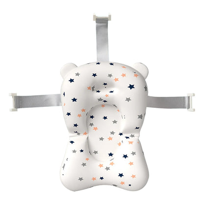 Newborn Baby Bath Cushion Seat Floating Bathing Pillow Anti Slip Baby Bath Support Pillow For Newbo 5