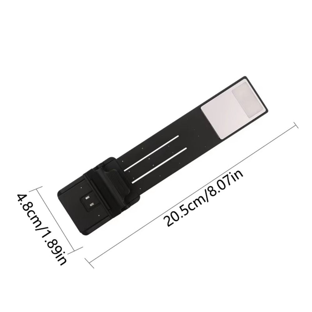 Clip-on Eye Protection Book Lights Detachable LED Reading Lamp White Light Mini Desktop Table Lamp Office Use