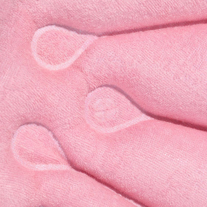 Inflatable Soft Spa Neck Bath Pillow With Suction Cups, Terry Cloth Fan-Shaped Neck Support Pillow Bathtub Cushion