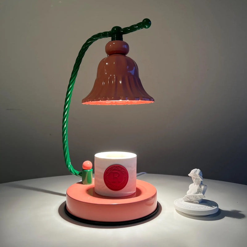 Candle Wax Melt Melt with Gradient Lampshade, Base Candle Warmer Lamp, Fragrance Table Decor Lamp
