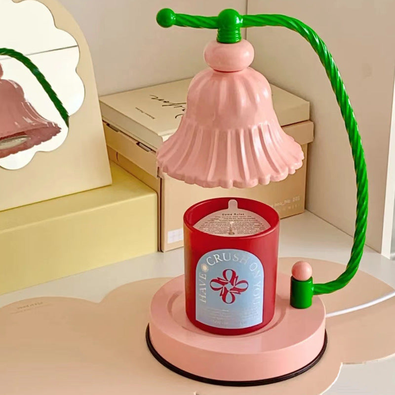 Candle Wax Melt Melt With Gradient Lampshade Base Candle Warmer Lamp Fragrance Table Decor Lamp 4