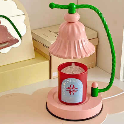 Candle Wax Melt Melt With Gradient Lampshade Base Candle Warmer Lamp Fragrance Table Decor Lamp 4