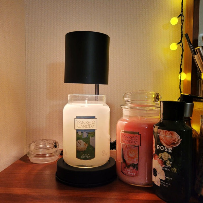Modern Korean Candle Warmer Lamp, Candle Tray, Dimmable Electric Candle Holder Night Light Fragrance Decor