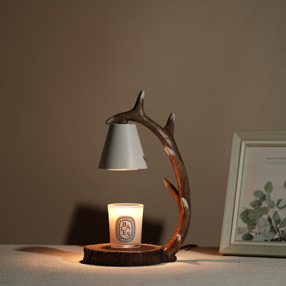 Retro Dimmable Wax Melt Light, Elegant Vintage Candle Warmer Lamp, Scented Candle Heater Aromatherapy Decor