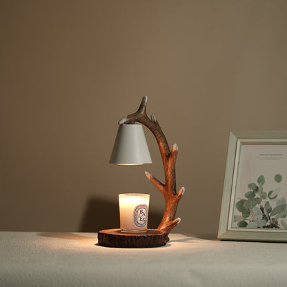 Retro Dimmable Wax Melt Light, Elegant Vintage Candle Warmer Lamp, Scented Candle Heater Aromatherapy Decor