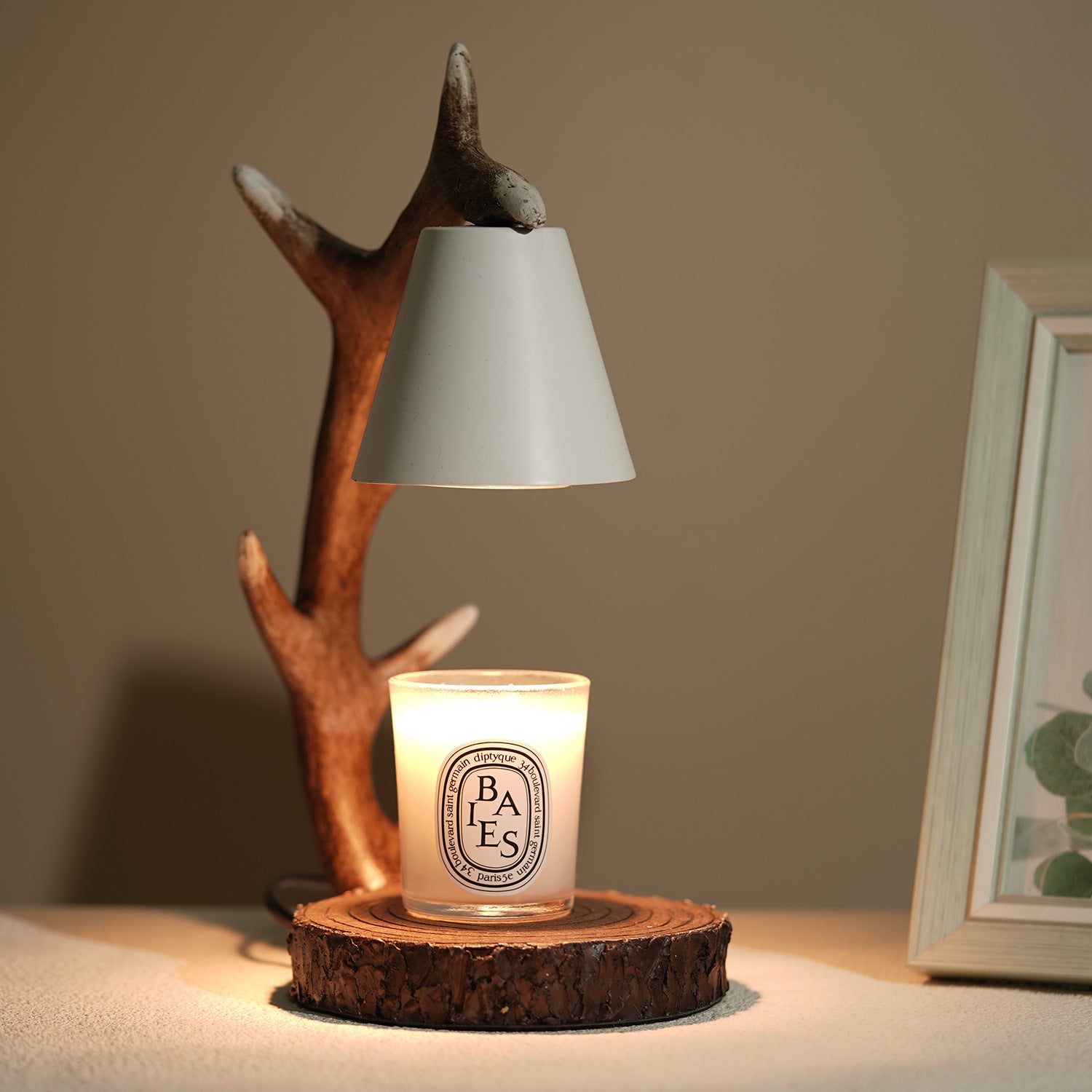 Retro Dimmable Wax Melt Light, Elegant Vintage Candle Warmer Lamp, Scented Candle Heater Aromatherapy Decor