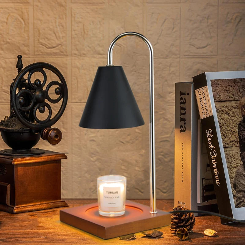 Melting Wax Table Lamp Home Bedroom Decor, Candle Warmer Lamp with Timer Dimming, Nightlight Creative Aromatherapy Gift