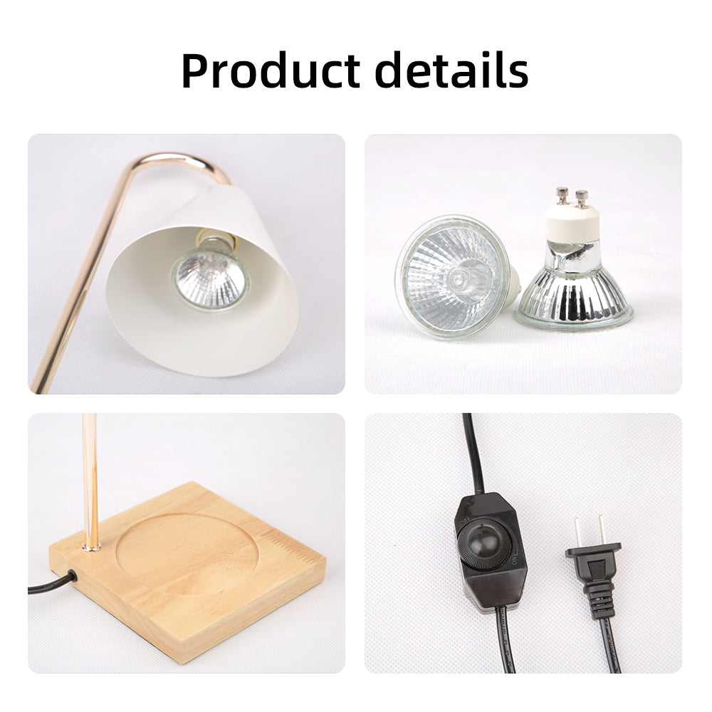 Melting Wax Table Lamp Home Bedroom Decor, Candle Warmer Lamp with Timer Dimming, Nightlight Creative Aromatherapy Gift