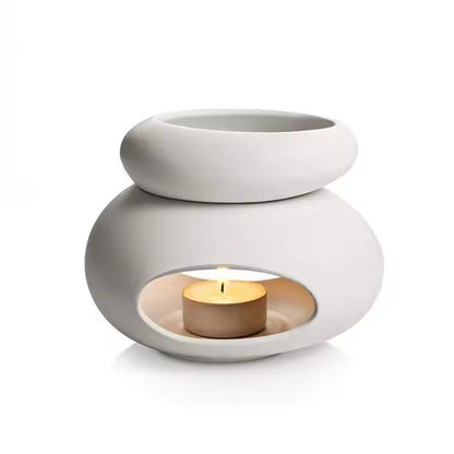 3 in1 Candle Holder, Essential Oils Lamp, Fragrance Incense Burner, Big Capacity Separated Candlestick for Home