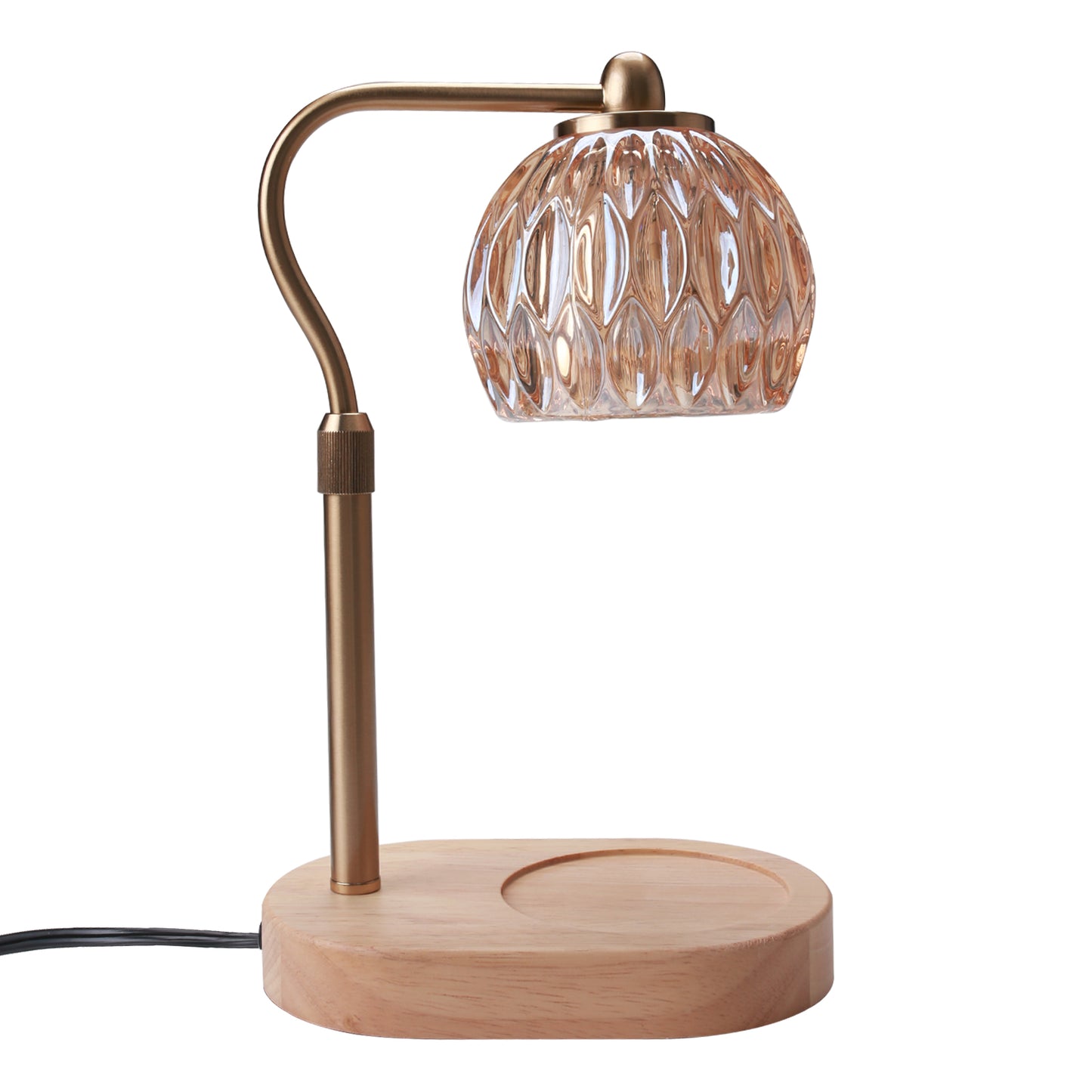 Retro Candle Warmer Table Lamp, Aromatherapy Lamp with Dimmer, Timer, Adjustable Height for Scented Candle Decor