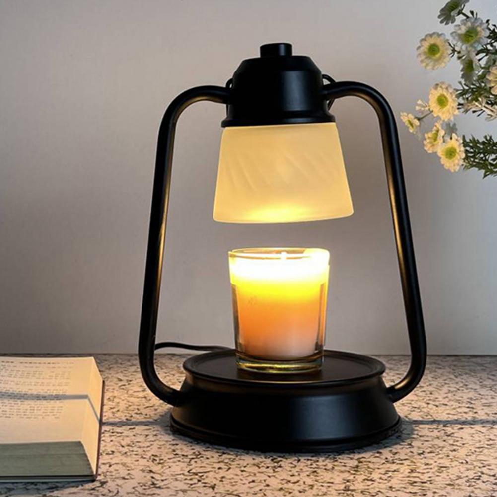 Elegant Metal Candle Melting Lantern Warmer Lamp With Timer High Stability Safe Desktop Wax Melting 1