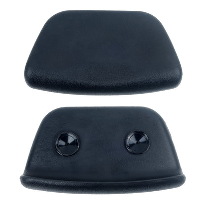 Luxury Black Spa Bath Pillow PU Bathtub Headrest, Waterproof Bath Cushion, Soft Bathtub Pillow for Neck & Head Support