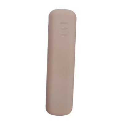 Dust-Proof Silicone Brow Pencil Case Makeup Brush & Eyeshadow Brush Storage Set, Portable Cosmetic Travel Bag Organizer