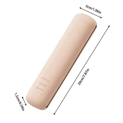 Portable Waterproof Travel Makeup Brush Holder Silicone Cosmetic Brushes Bag & Makeup Sponge Case, Durable Cosmetic Tool