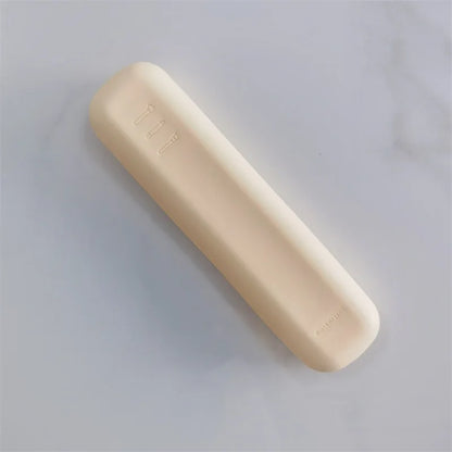 Portable Waterproof Travel Makeup Brush Holder Silicone Cosmetic Brushes Bag & Makeup Sponge Case, Durable Cosmetic Tool