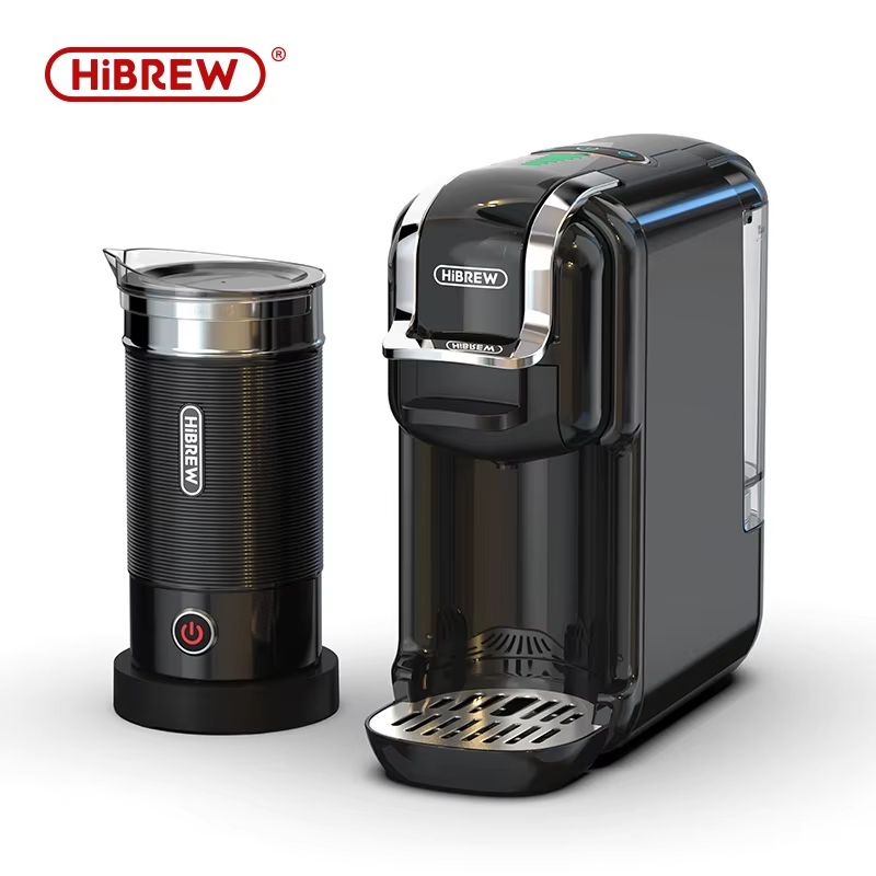 HiBREW 5in1 MultiCapsule Coffee Machine  19Bar Hot  Cold Espresso Maker Compatible With Nespresso D
