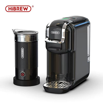 HiBREW 5in1 MultiCapsule Coffee Machine  19Bar Hot  Cold Espresso Maker Compatible With Nespresso D