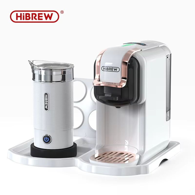 HiBREW 5in1 MultiCapsule Coffee Machine  19Bar Hot  Cold Espresso Maker Compatible With Nespresso D