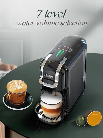 HiBREW 5in1 MultiCapsule Coffee Machine  19Bar Hot  Cold Espresso Maker Compatible With Nespresso D