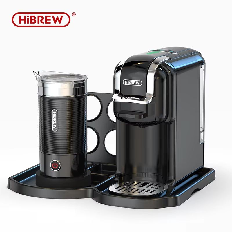 HiBREW 5in1 MultiCapsule Coffee Machine  19Bar Hot  Cold Espresso Maker Compatible With Nespresso D
