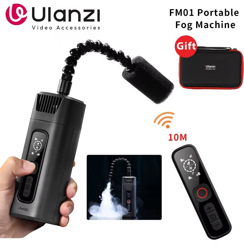 Ulanzi FM01 40W Portable Smoke Machine – Wireless Photography Fog Machine for Film & Creative Shoots